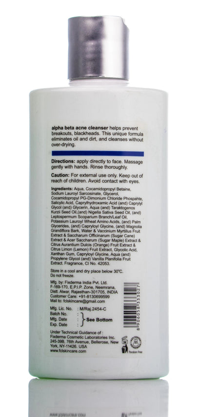 Fcl Alpha Beta Acne Cleanser 200Ml