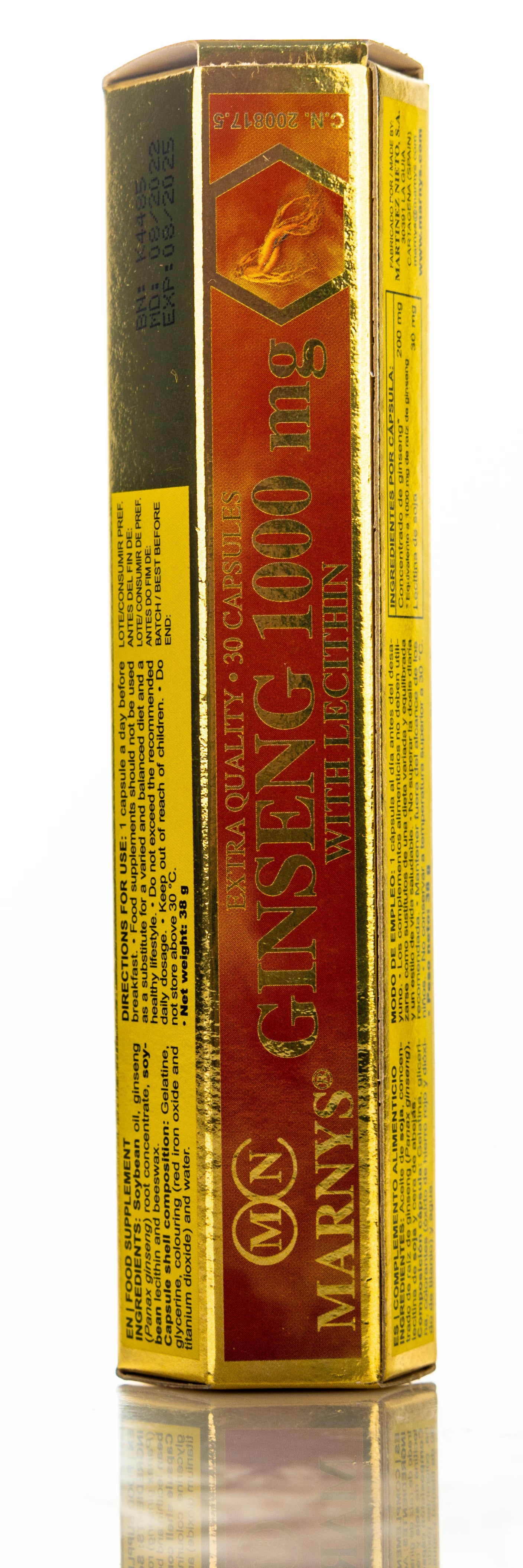 Marnys Ginseng 1000 mg with Lecithin 30 Capsule