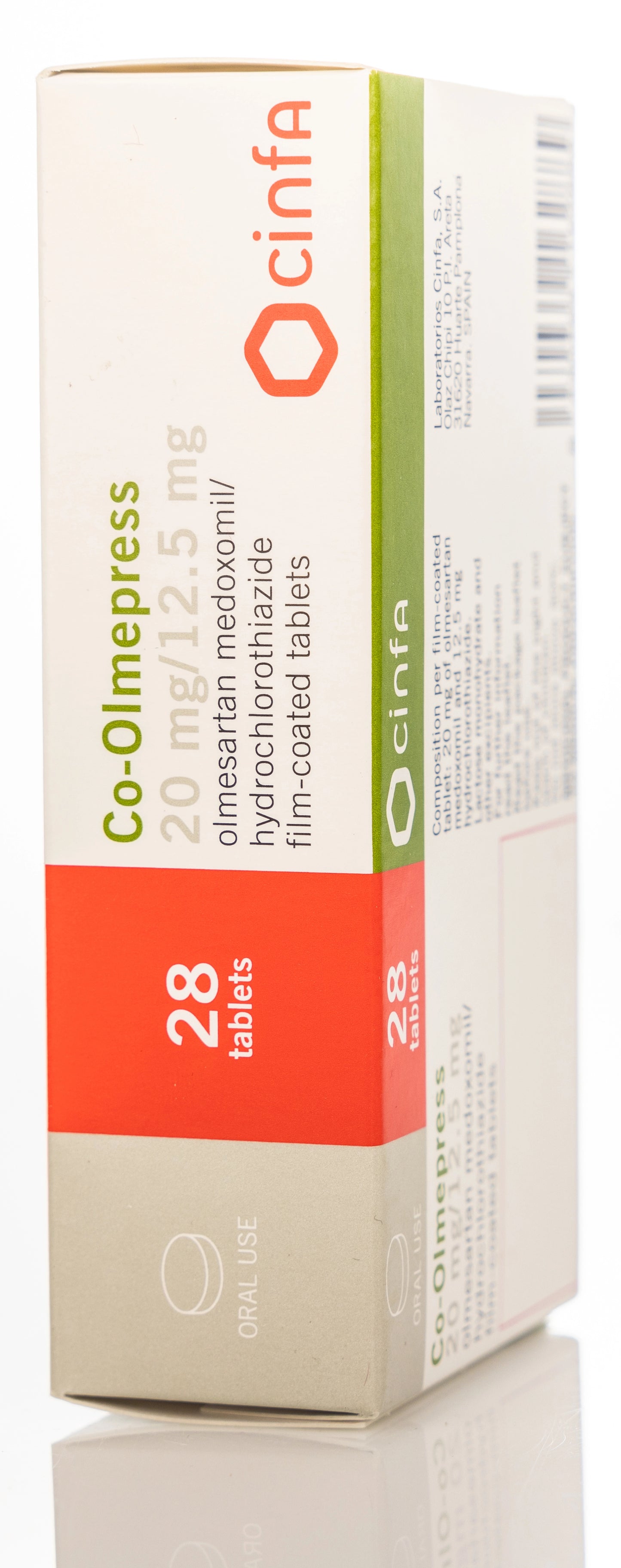Co-Olmepress 20/12.5Mg 28 Tablets