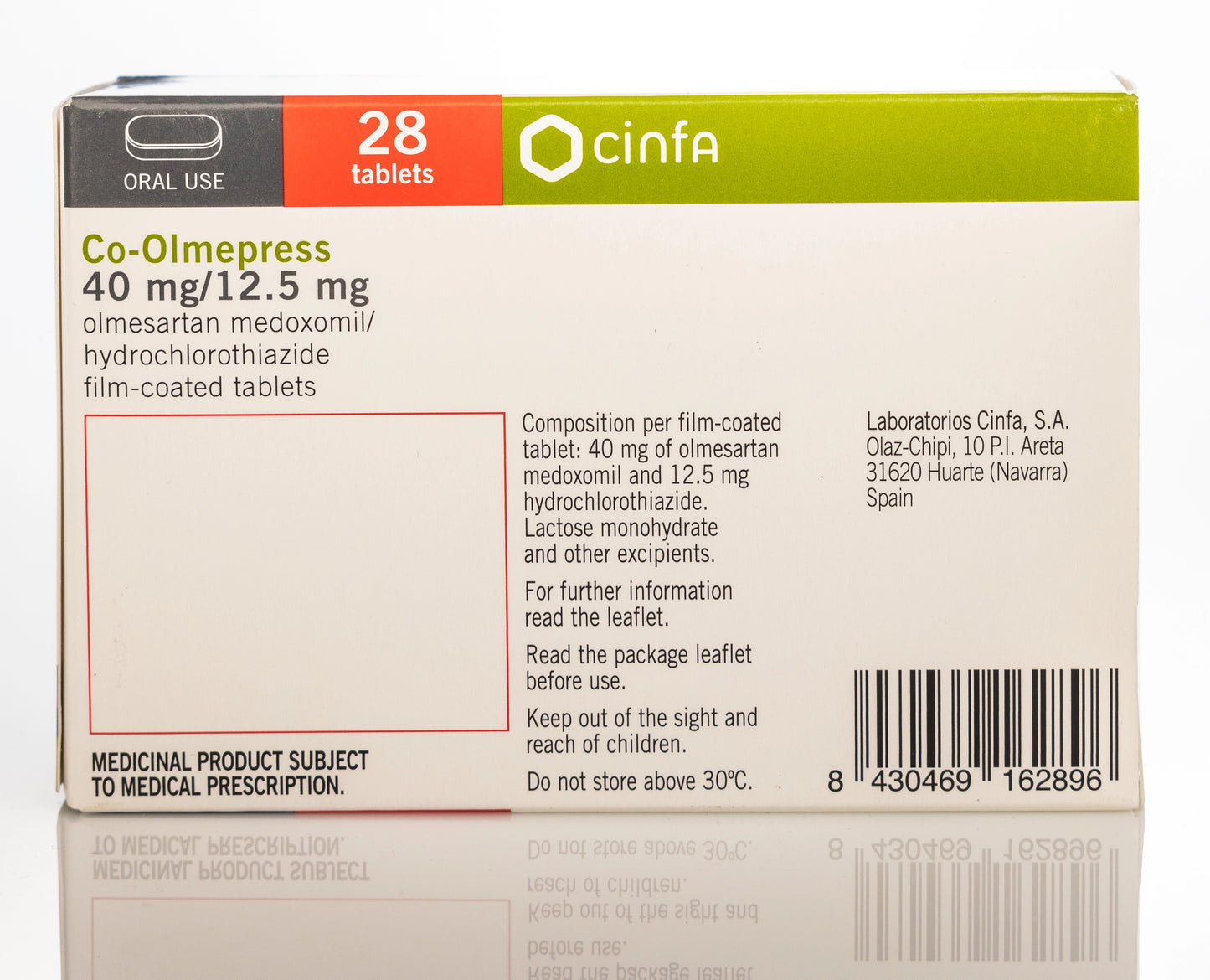 Co-Olmepress 40/12.5Mg 28 Tablets