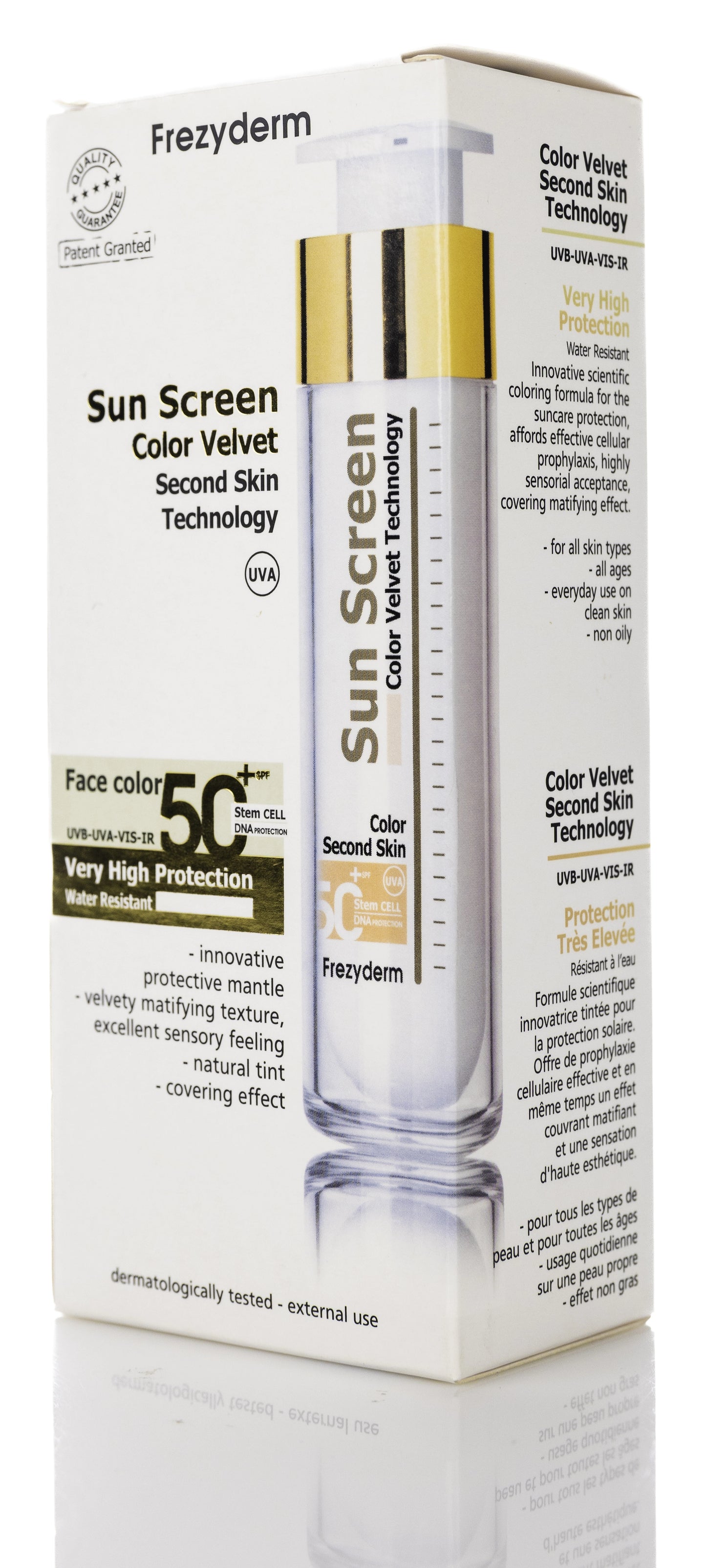Frezyderm Sunscreen Color Velvet SPF 50  Face Color 50 Ml