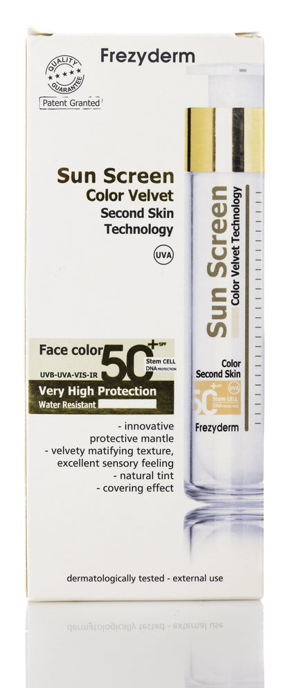 Frezyderm Sunscreen Color Velvet SPF 50  Face Color 50 Ml