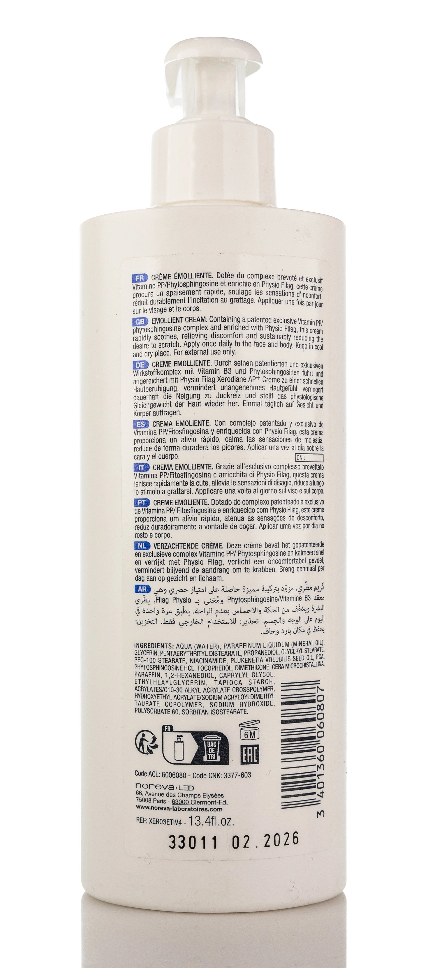 Noreva Xerodiane Ap+ Emollient Cream 500 Ml