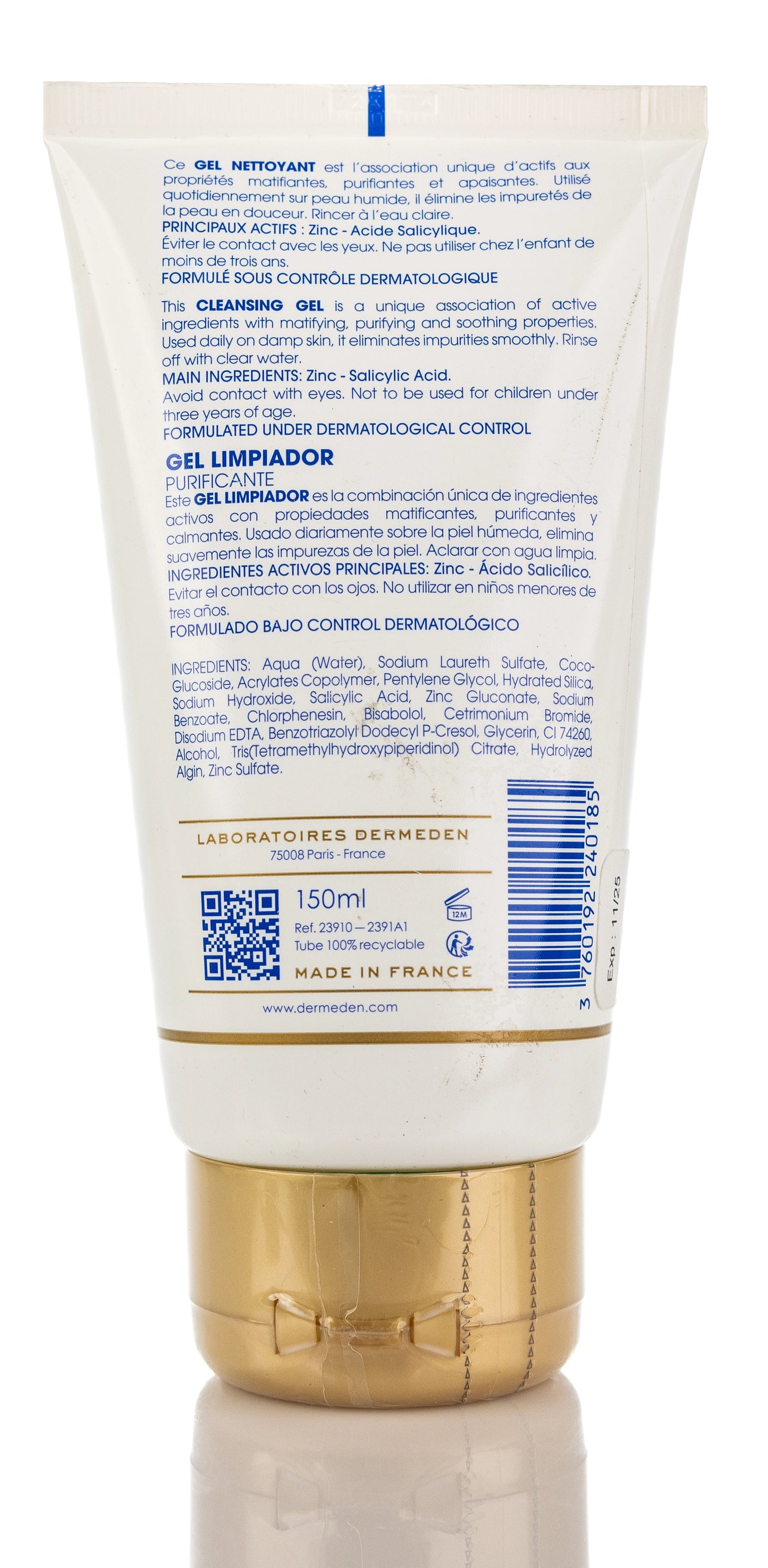 DermEden Purifying Cleansing Gel 150 Ml