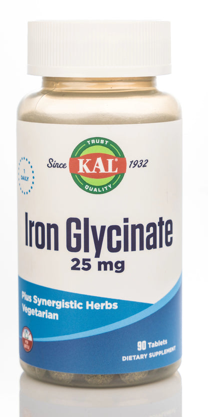 Kal Iron Glycinate 25mg 90 Tablet