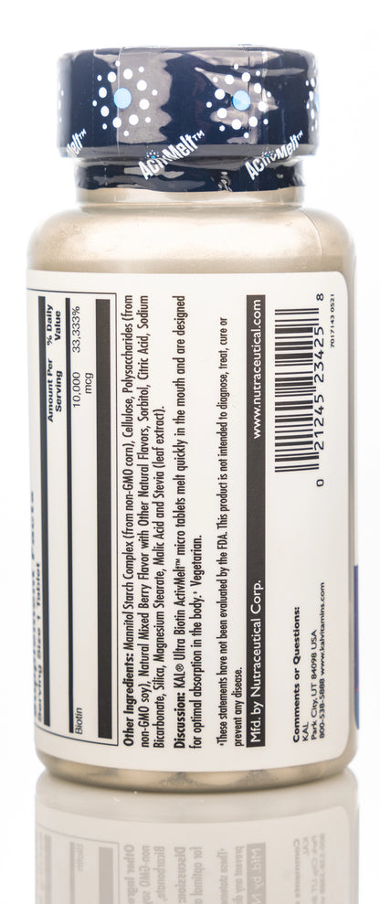 Kal Ultra Biotin 10000 mcg 60 Tablet