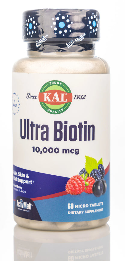 Kal Ultra Biotin 10000 mcg 60 Tablet