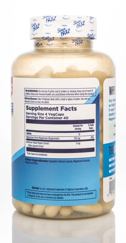 Kal Magnesium Glycinate 350 mg 160 Capsule