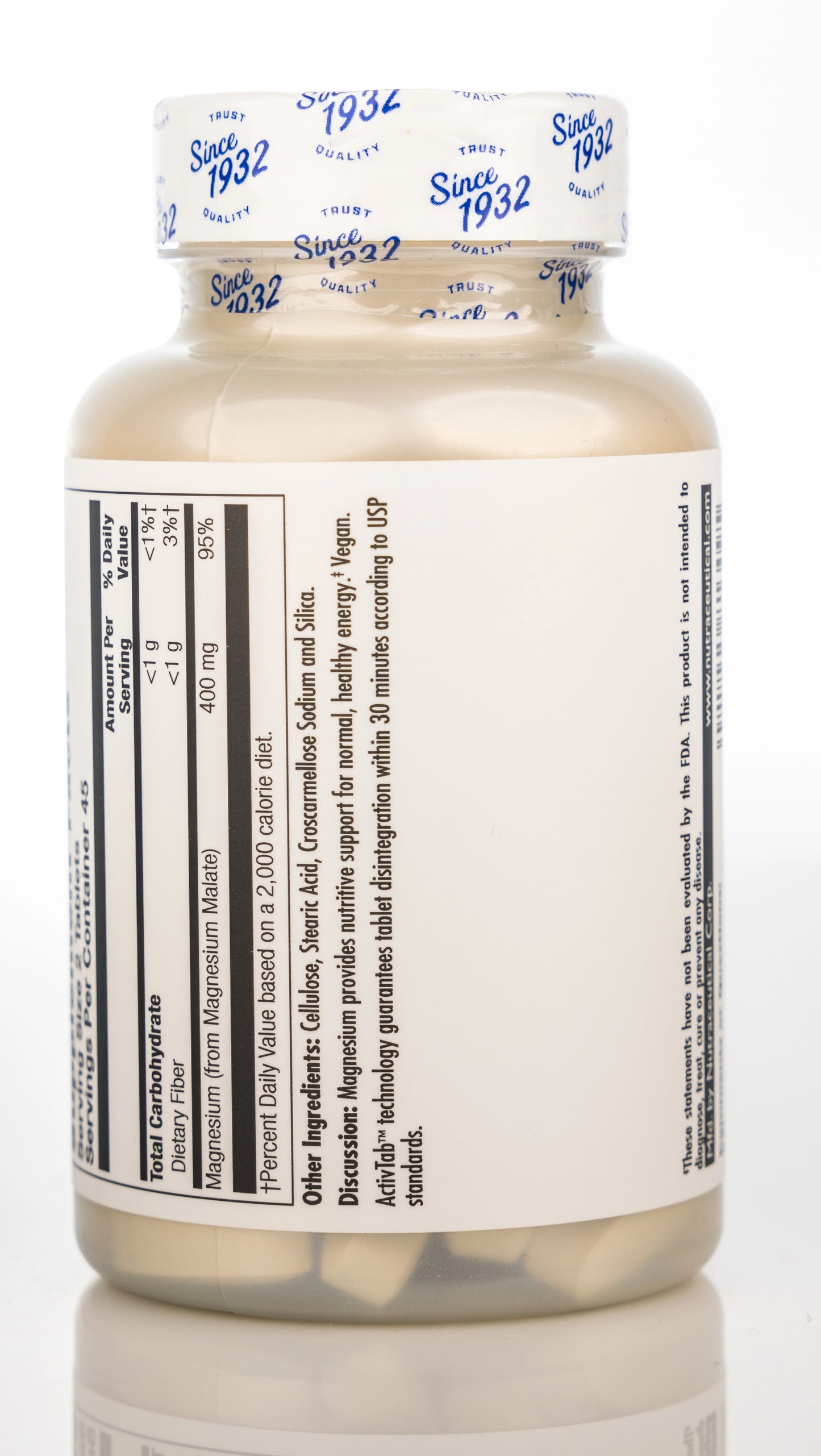 Kal Magnesium Malate 400 mg 90 Tablet