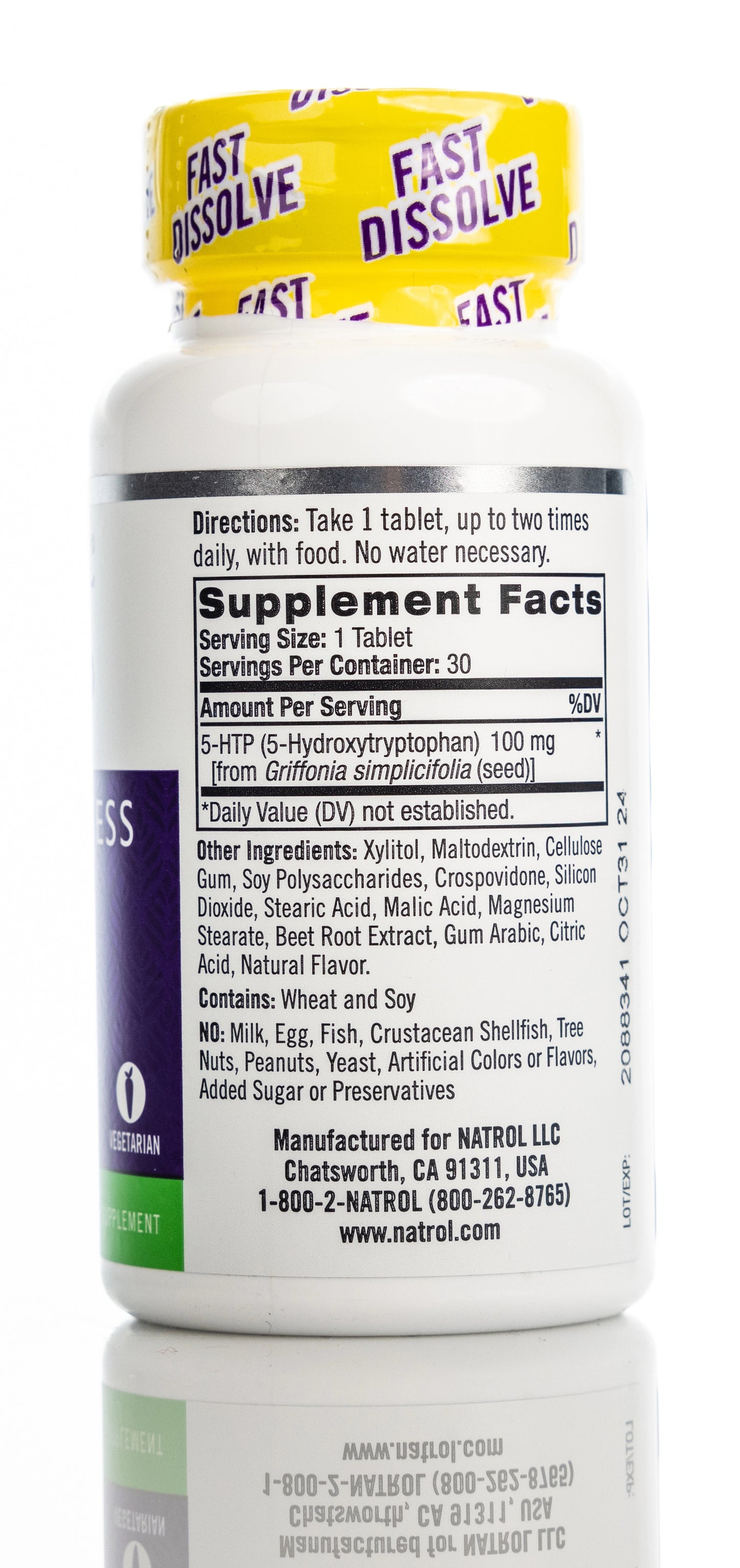 Natrol 5-HTP Mood&Stress 100mg 30 Tablet