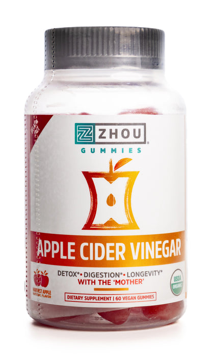 ZHOU Apple Cider Vinegar 60 Gummies