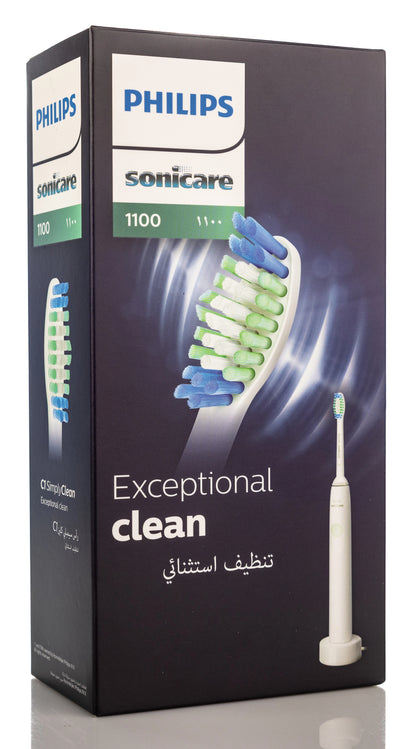 Philips Sonicare 1100 Electric Toothbrush-White [Hx3641/01]