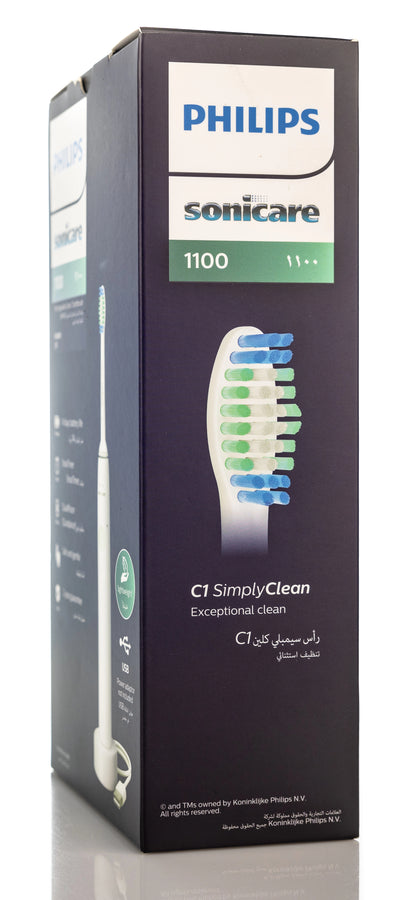 Philips Sonicare 1100 Electric Toothbrush-White [Hx3641/01]