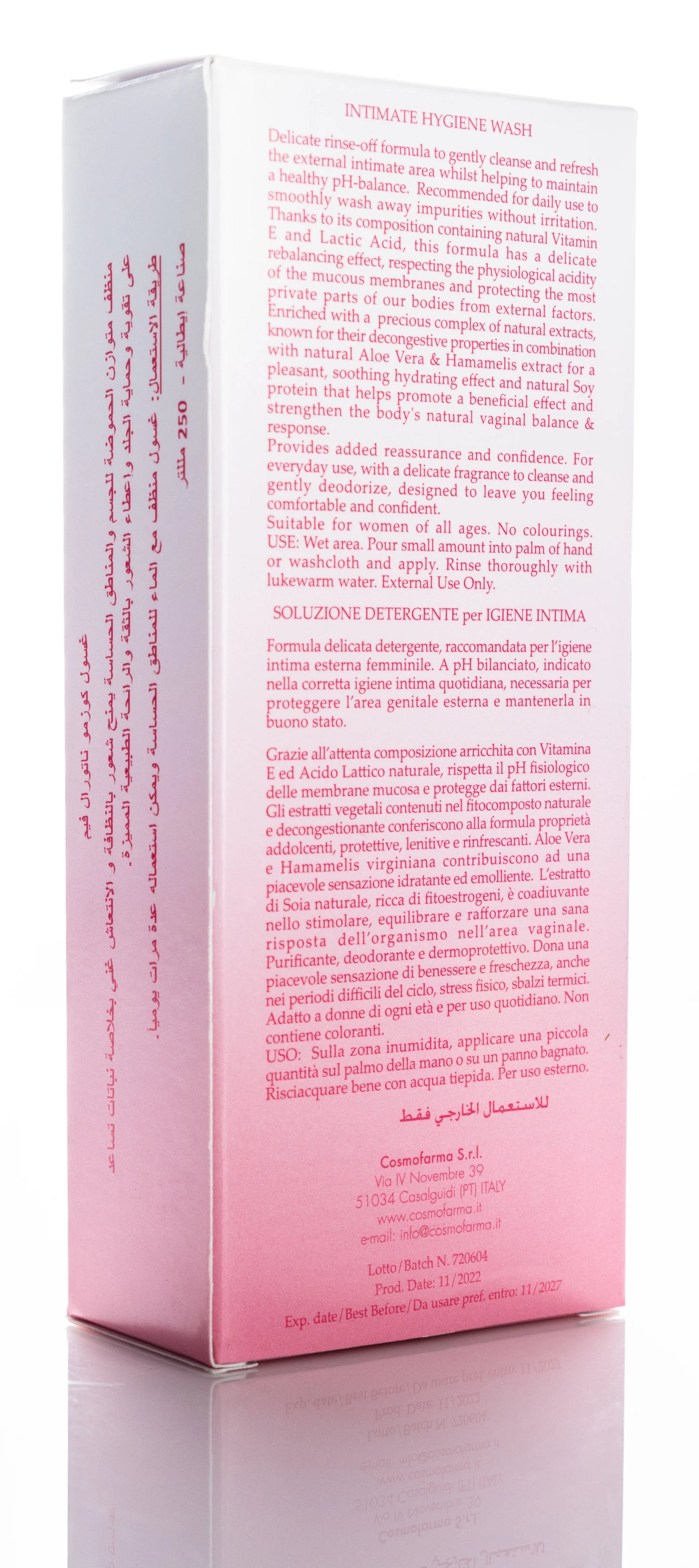 Cosmo Natural Femme Intimate Wash 250 Ml