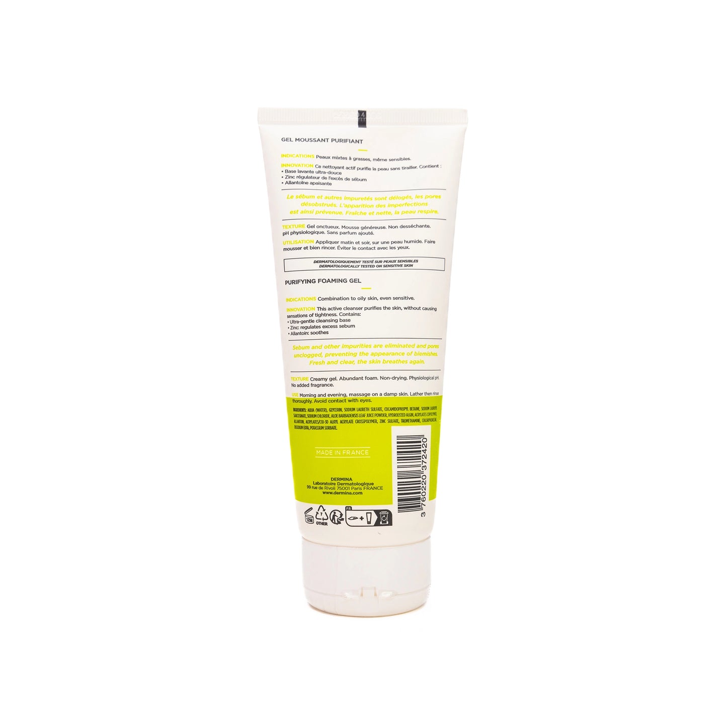 Dermina Normalina Purifying Foaming Gel 200 Ml