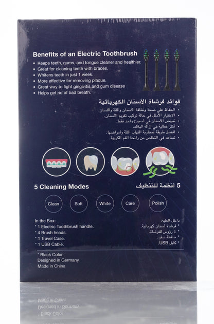 Oral Brush Whiter Teeth Electric Toothbrush-Black