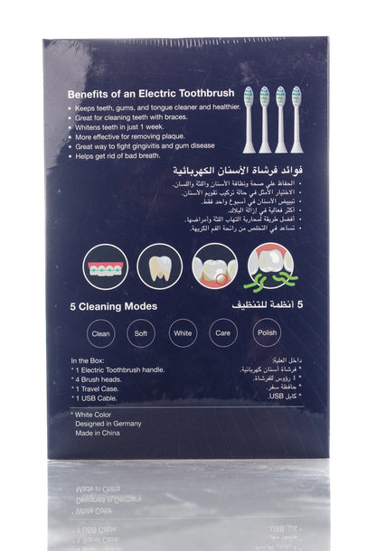 Oral Brush Whiter Teeth Electric Toothbrush-White