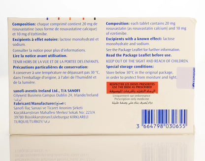 Zympass 20/10Mg 30Tablets