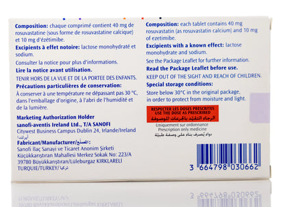 Zympass 40/10Mg 30Tablets