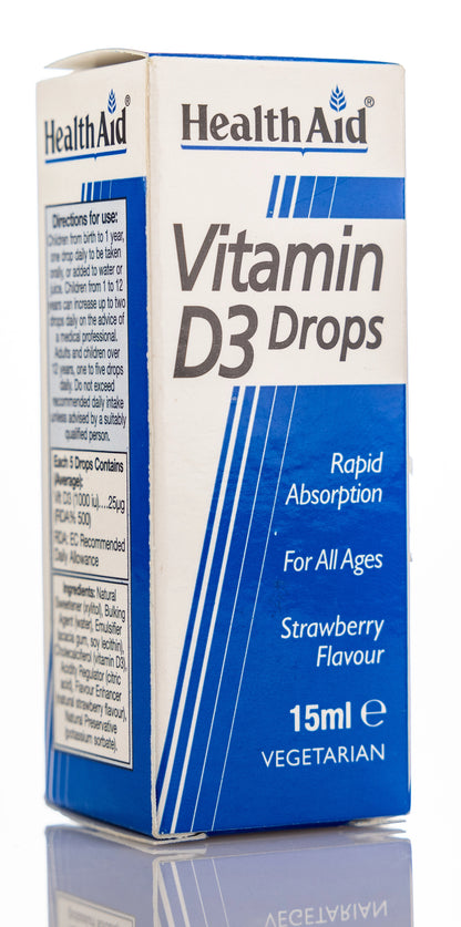 Health AidVitamin D3 1000IU Drops 15ml