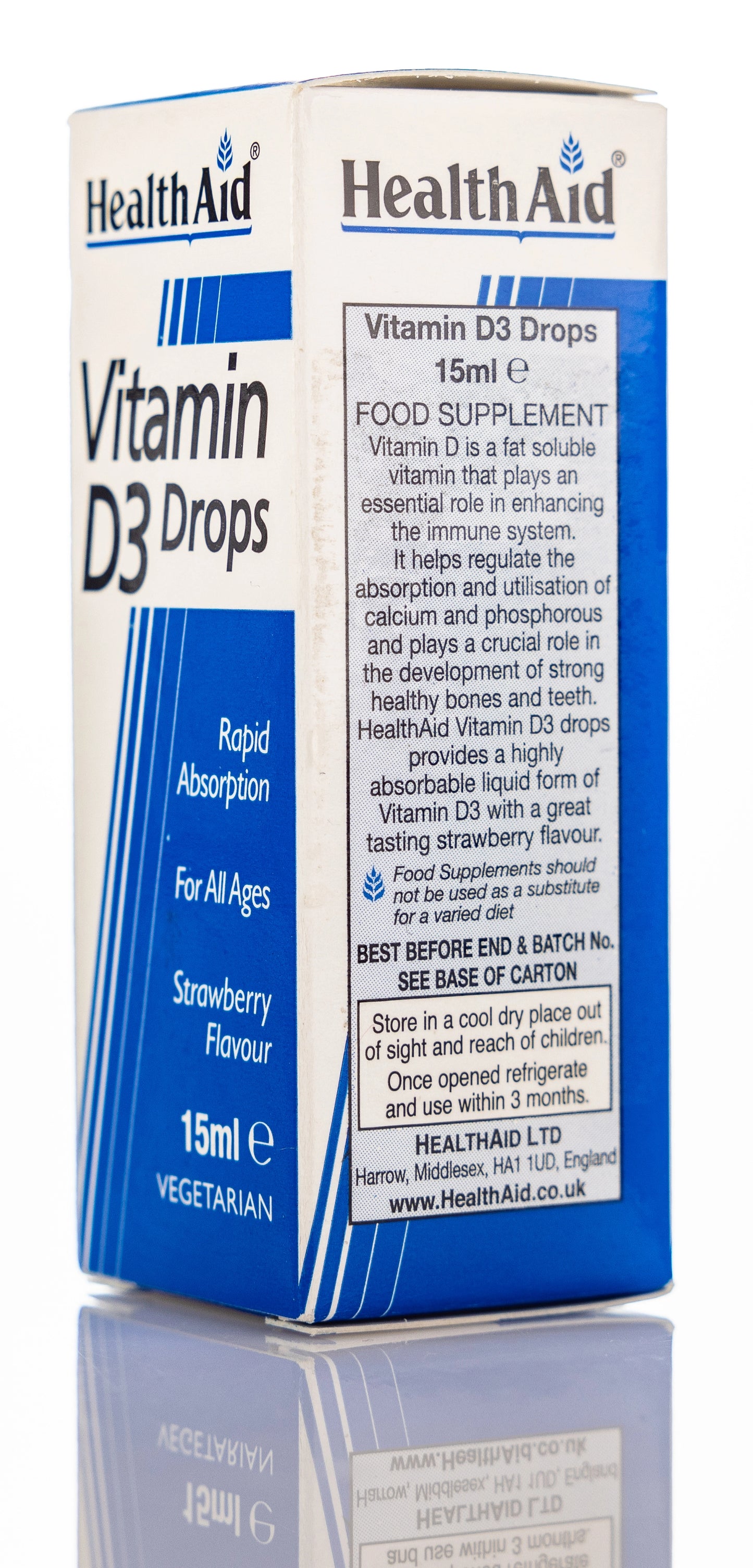 Health AidVitamin D3 1000IU Drops 15ml