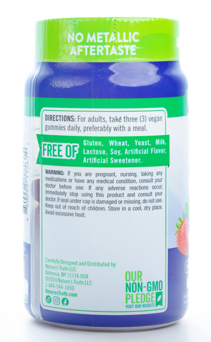 Nature’s Truth Zinc 50mg Gummies 60 gummies