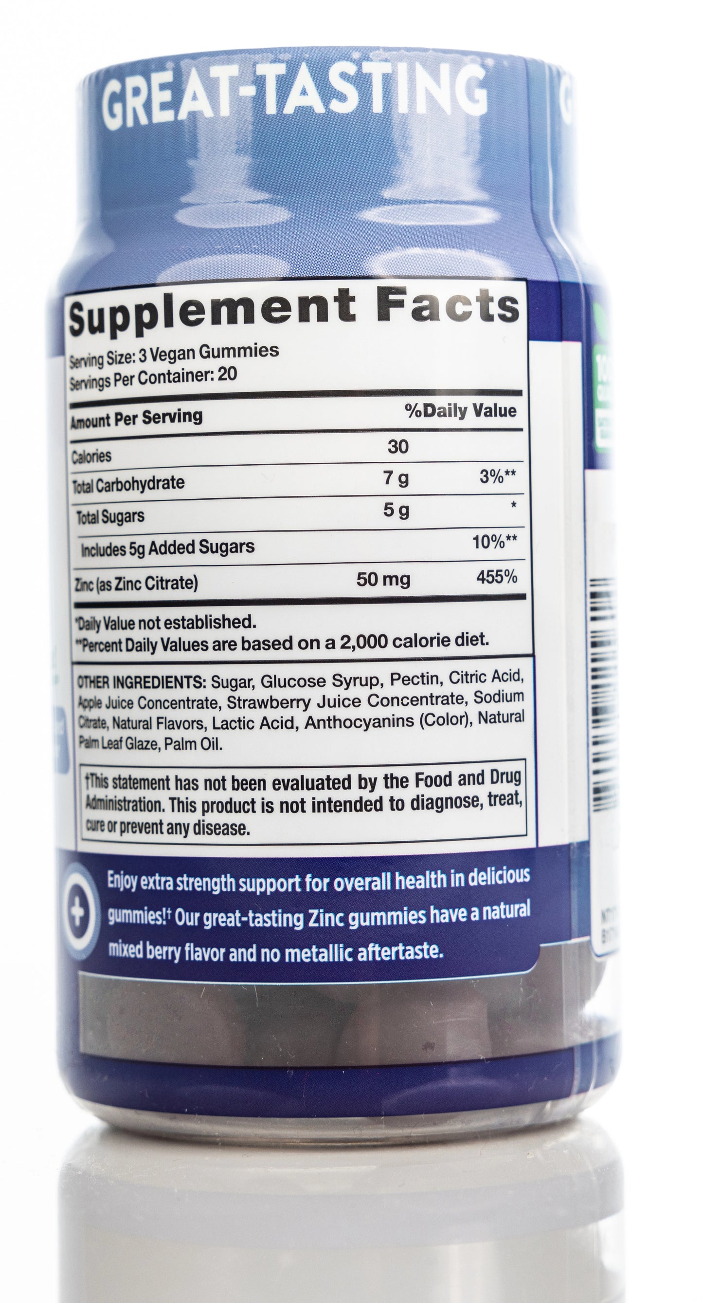 Nature’s Truth Zinc 50mg Gummies 60 gummies
