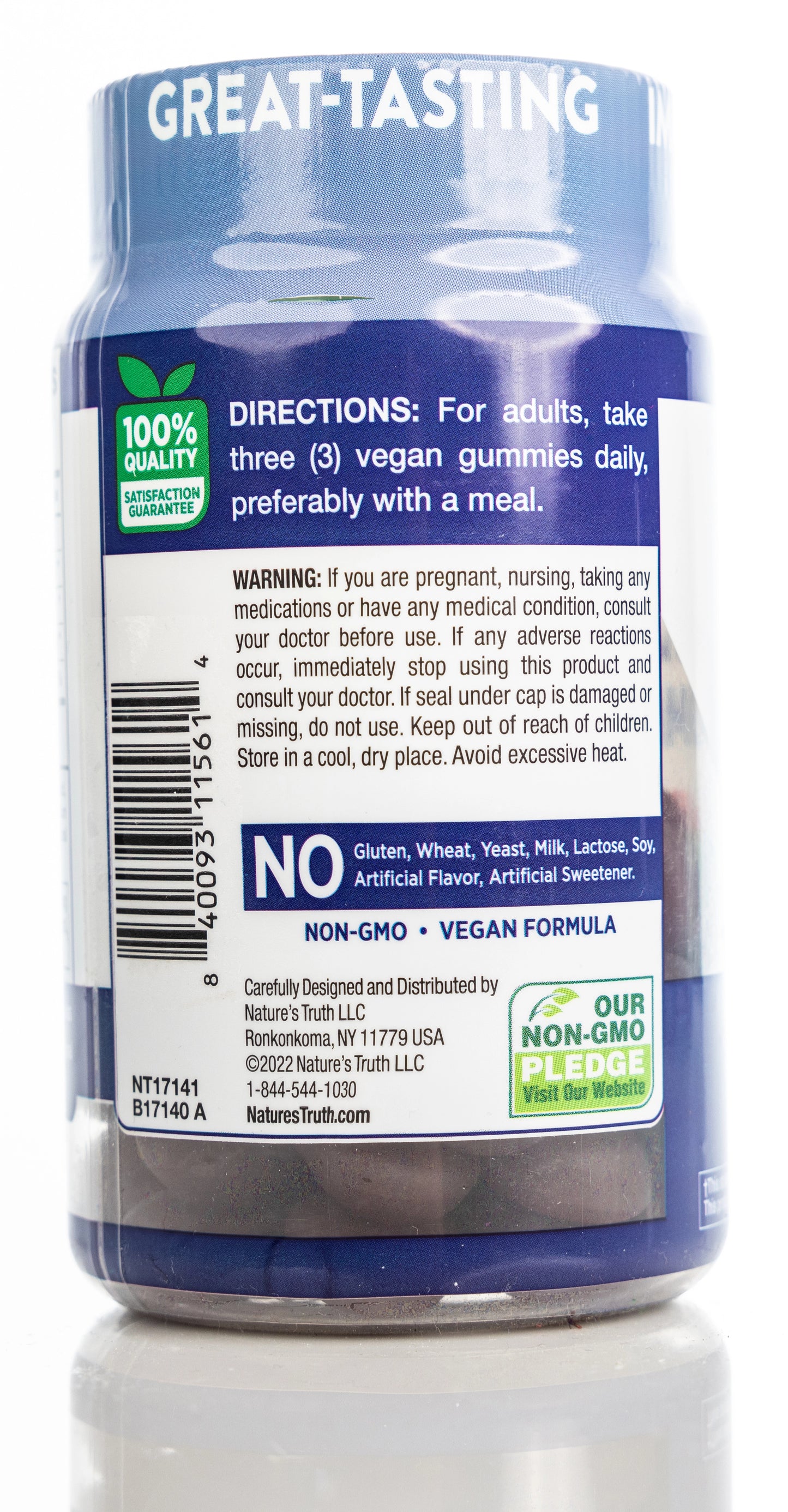 Nature’s Truth Zinc 50mg Gummies 60 gummies