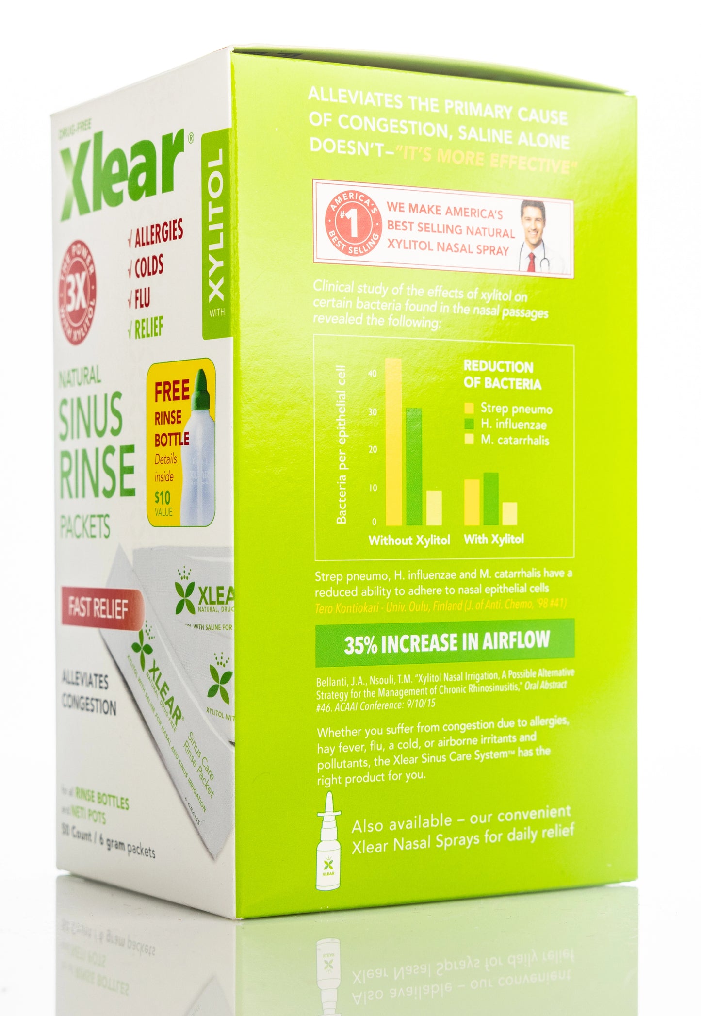 Xlear Sinus 6Gm x 50 sachets Rinse Packets