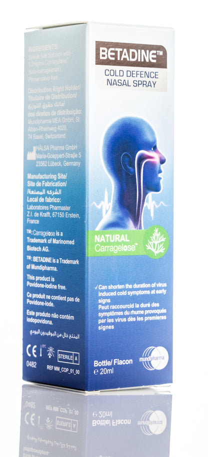 Betadine Cold Defense Adult Spary 20Ml