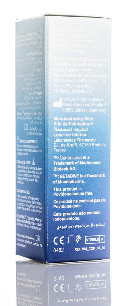 Betadine Cold Defense Adult Spary 20Ml