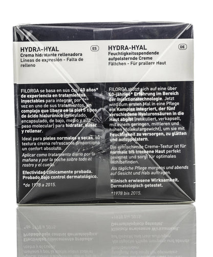 Filorga Hydra Hyal Cream Hydrating Plumping Cream Normal to Dry Skin 50 Ml
