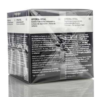 Filorga Hydra Hyal Cream Hydrating Plumping Cream Normal to Dry Skin 50 Ml