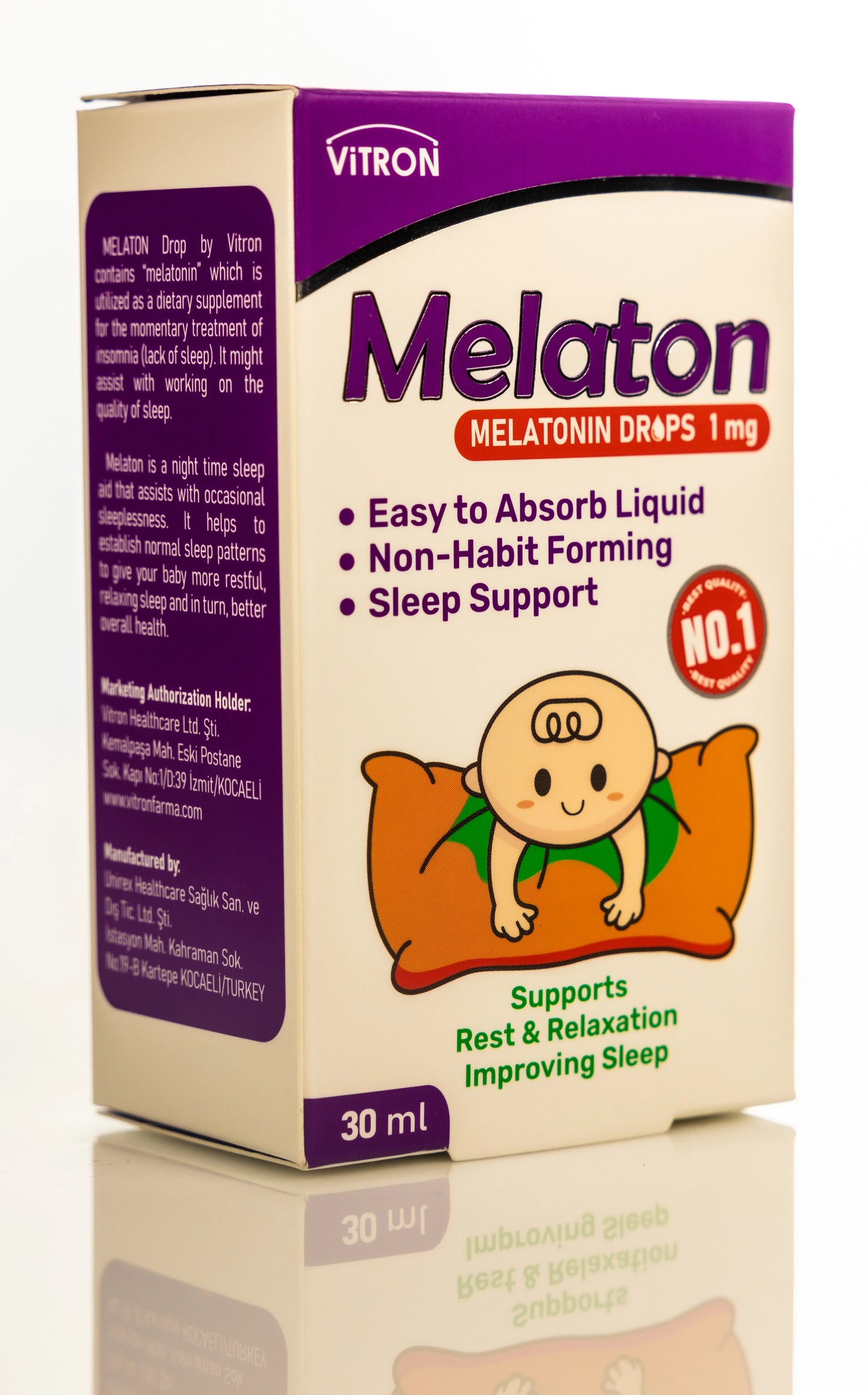 Vitron Melaton Melatonin 1mg Drops 30ml