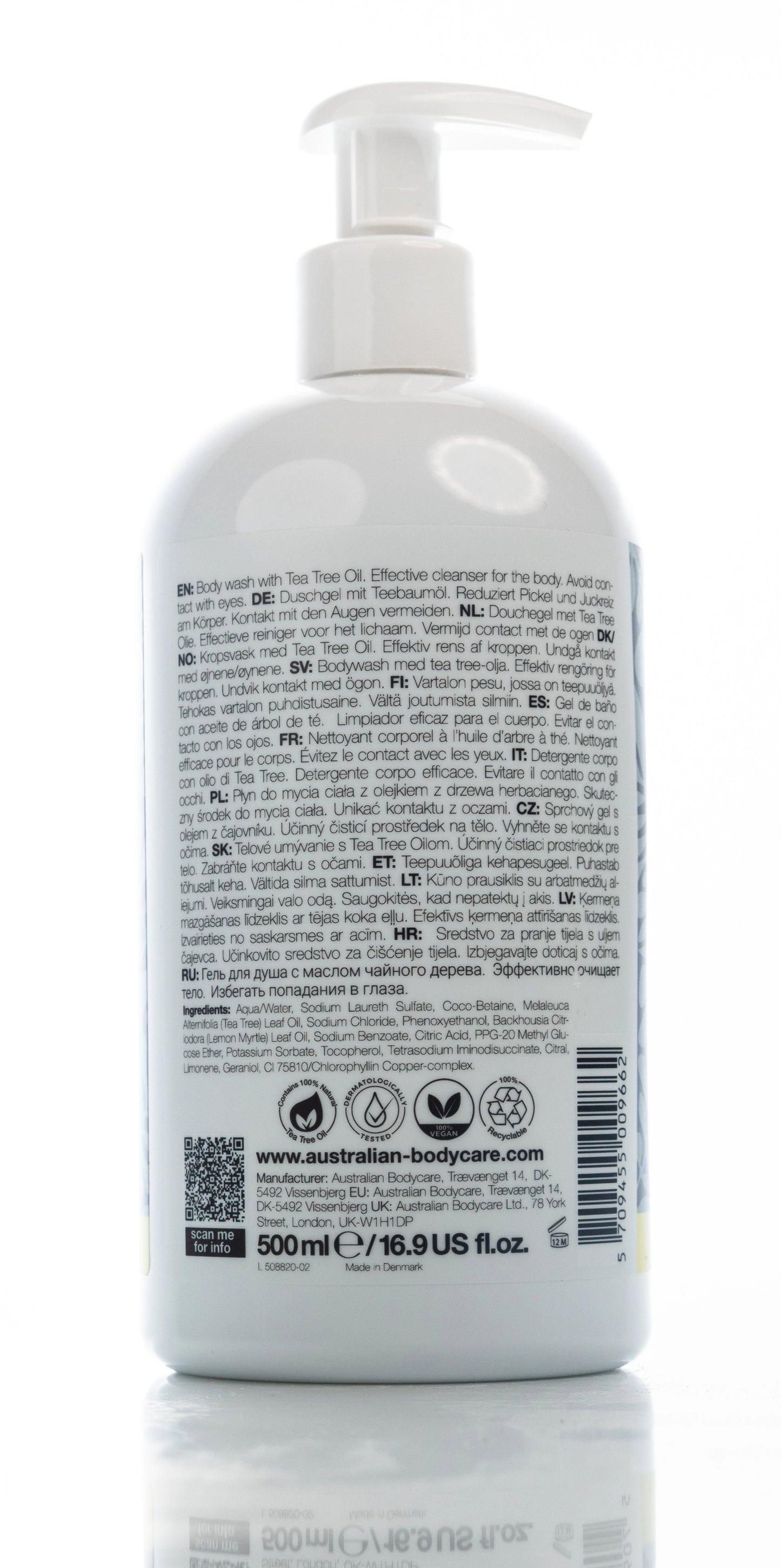 ABC Body Wash Lemon Myrtle 500Ml