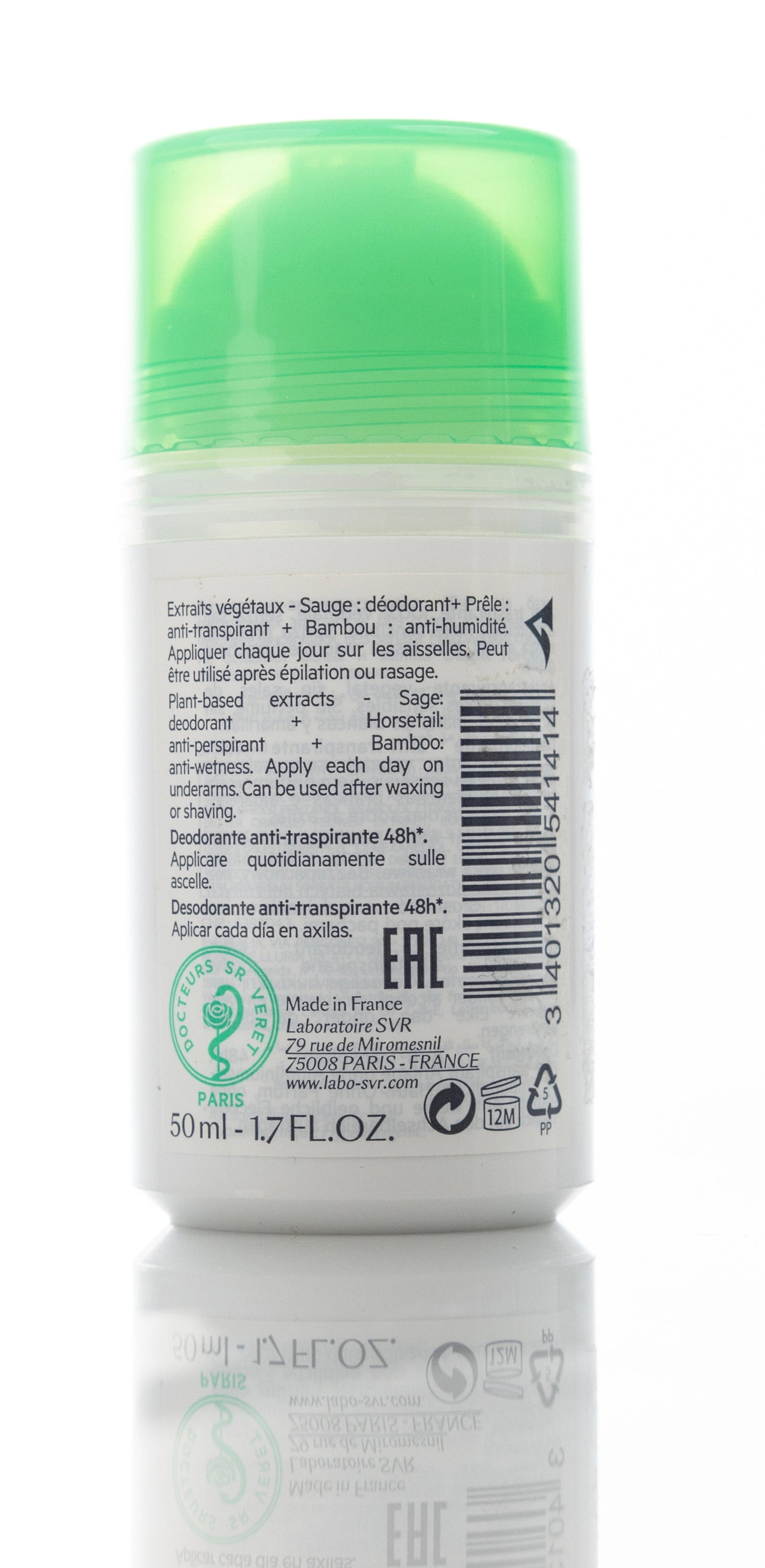 SVR Spiral Vegetal Deodorant  Roll 50ml