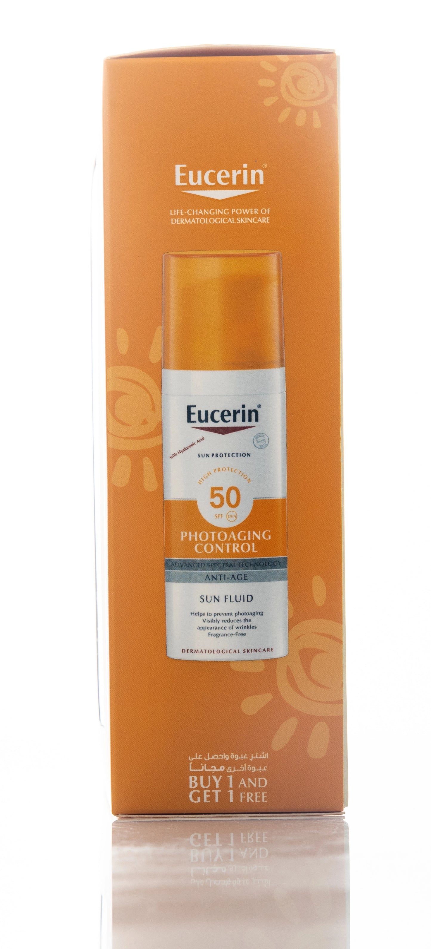Eucerin Sun Photoaging Control SPF 50+ Fluid 50 Ml Offer Pack 1+1