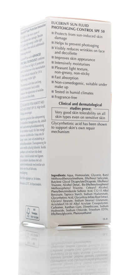 Eucerin Sun Photoaging Control SPF 50+ Fluid 50 Ml Offer Pack 1+1
