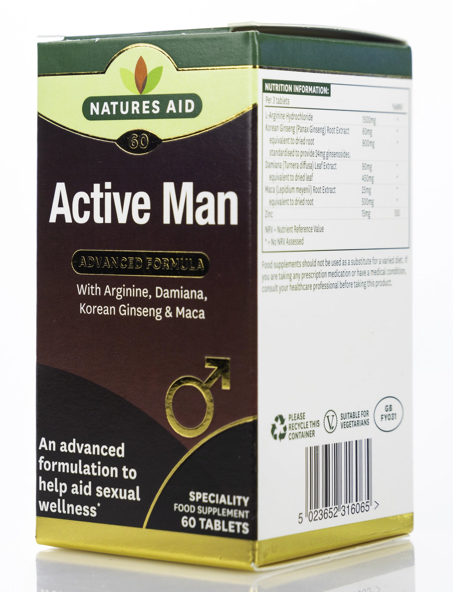 Natures Aid Active Man 60 Tablet