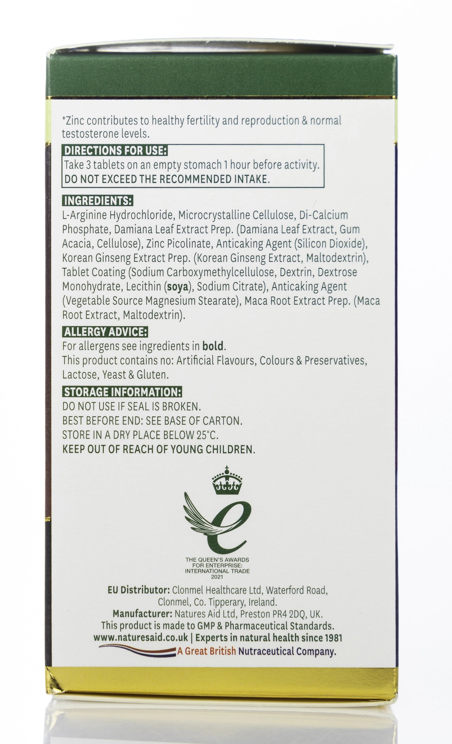 Natures Aid Active Man 60 Tablet