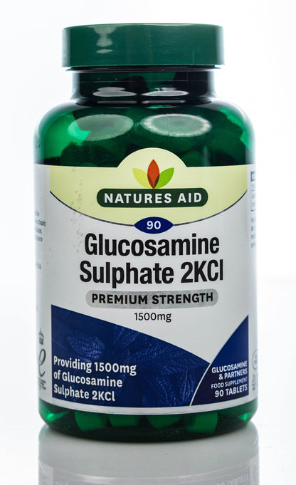 Natures Aid Glucosamine Sulphate 2KCl 1500mg 90 Tablet