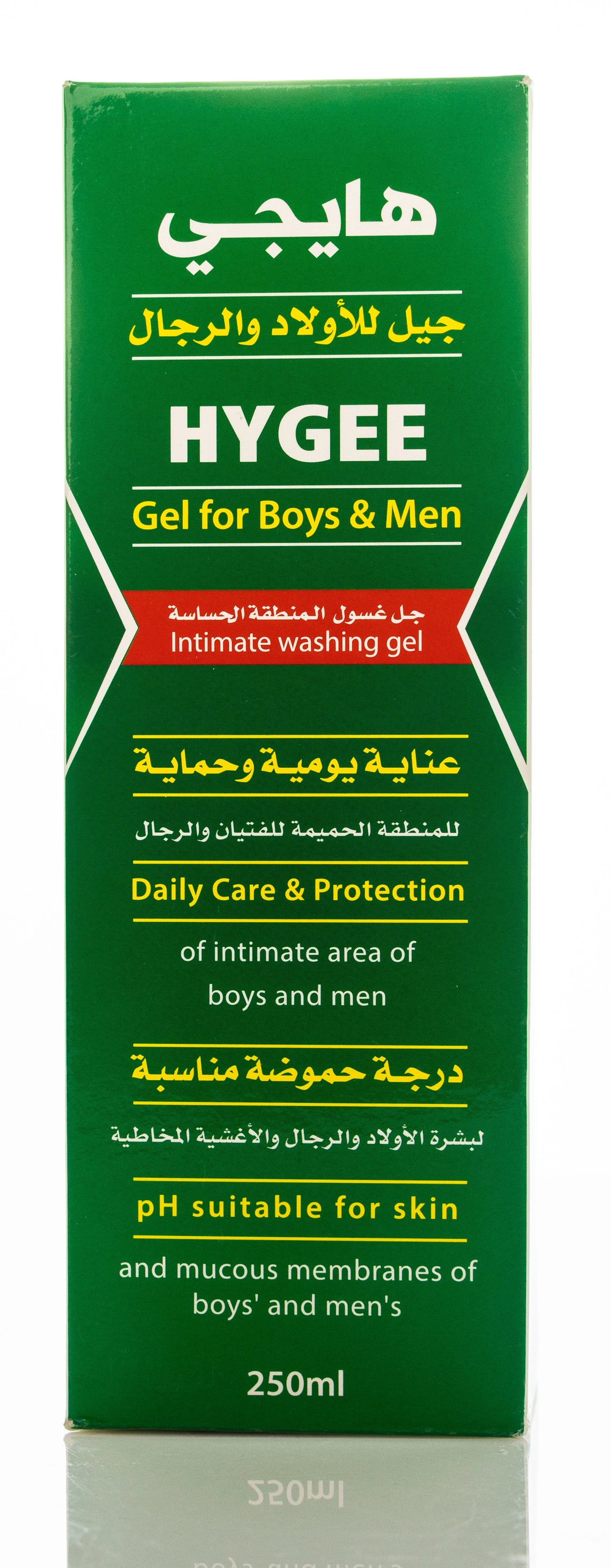 Hygee Intimate Washing Gel For Boys & Men 250Ml