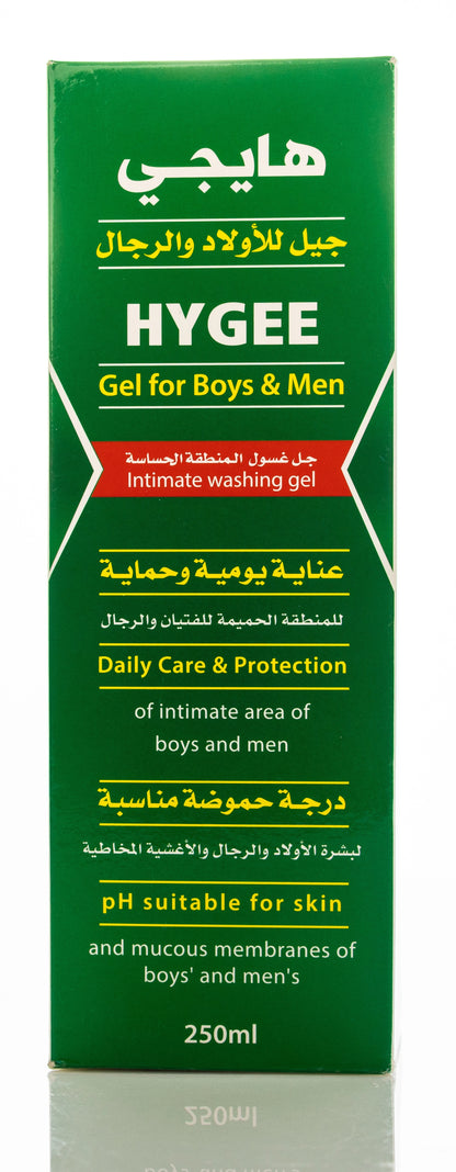 Hygee Intimate Washing Gel For Boys & Men 250Ml