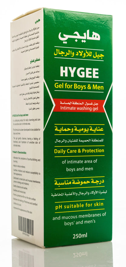 Hygee Intimate Washing Gel For Boys & Men 250Ml