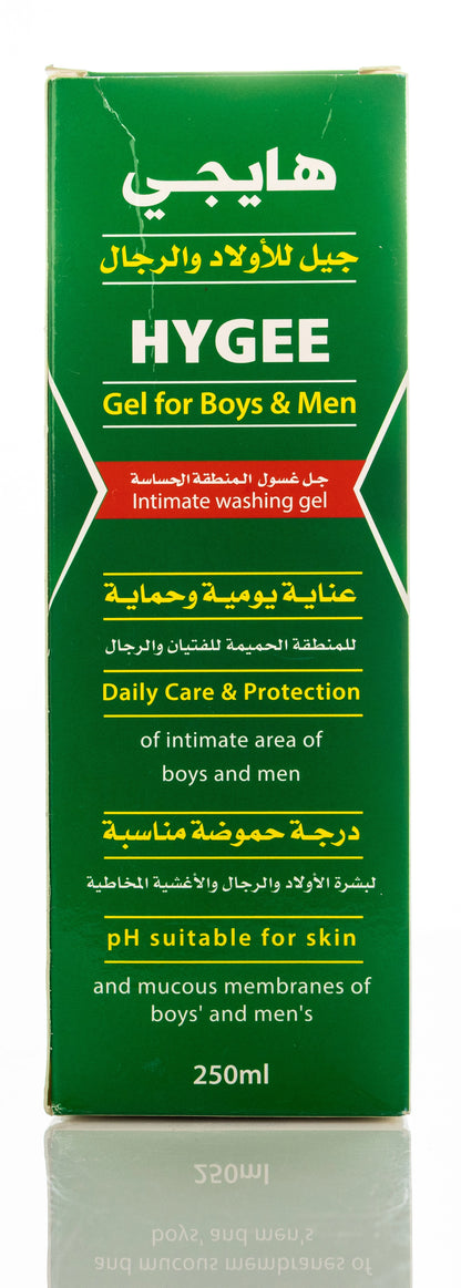 Hygee Intimate Washing Gel For Boys & Men 250Ml