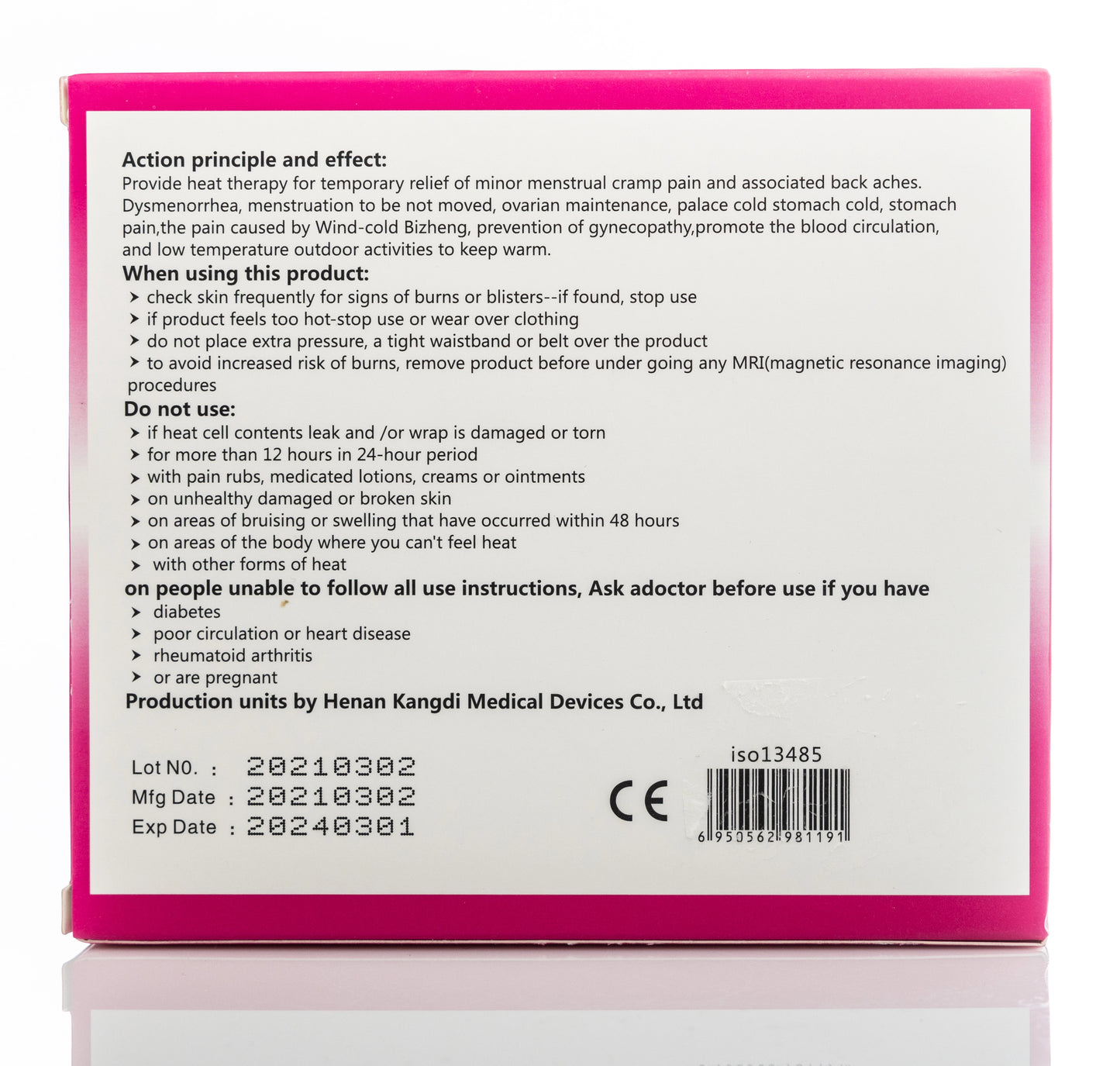 Kongdy Menstrual Cramp Relief Patch 3 Pieces