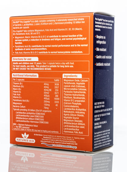 Bio 360 Pro-Cognitiv 10Billion  60 Capsules