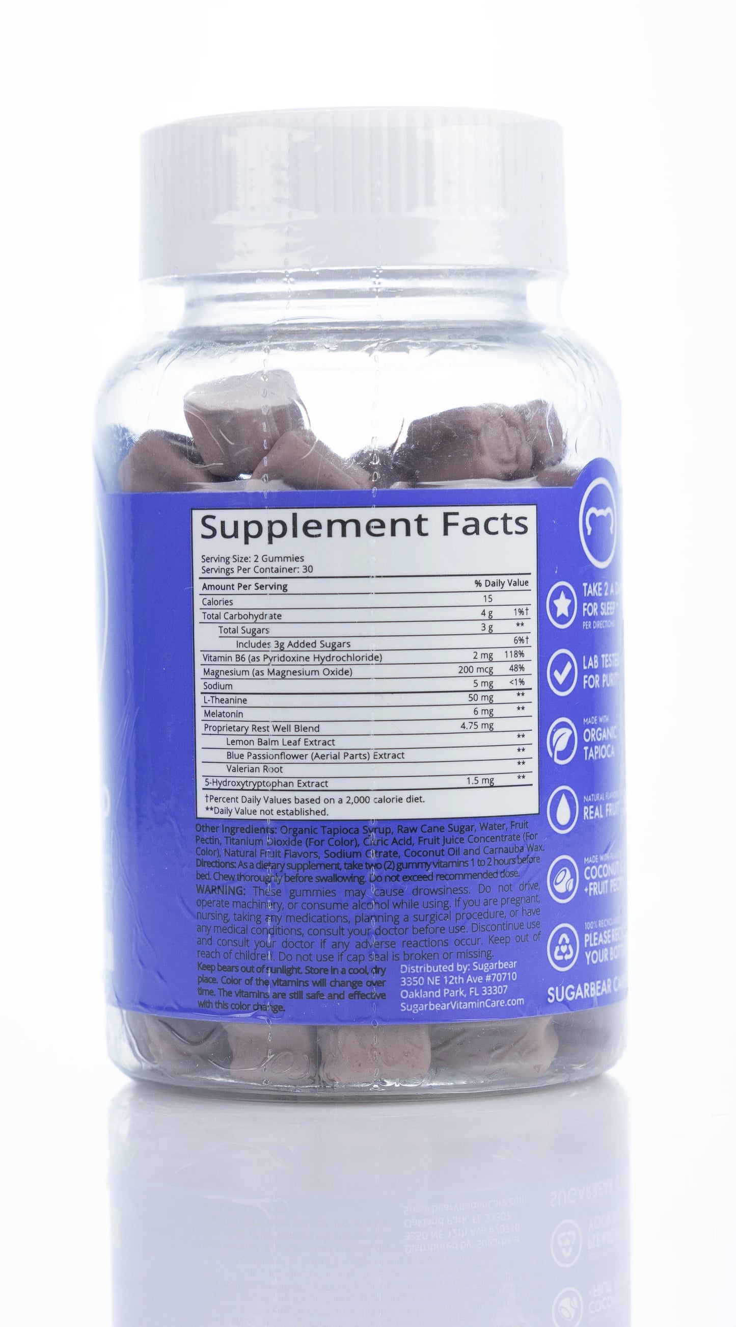 Sugarbear Sleep Deep 5-HTP 60 Gummies