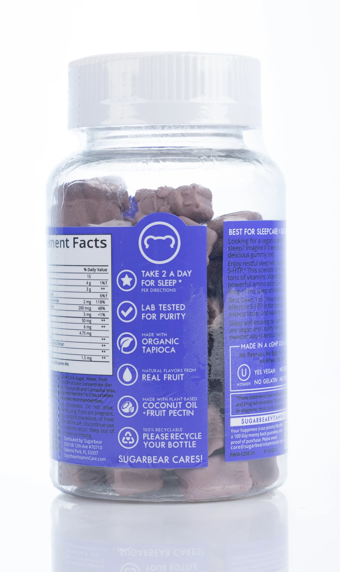 Sugarbear Sleep Deep 5-HTP 60 Gummies