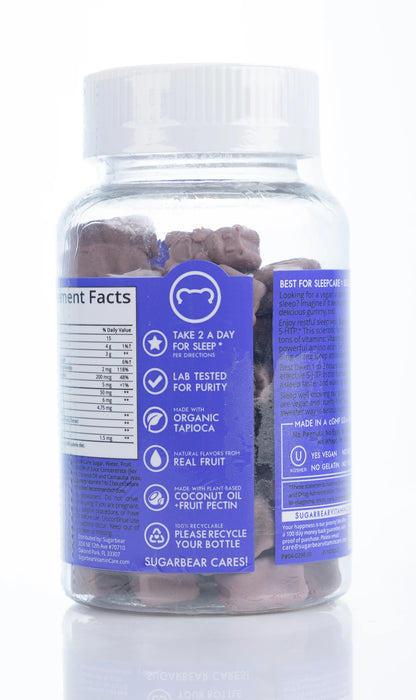 Sugarbear Sleep Deep 5-HTP 60 Gummies